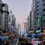 buenos aires, city, sunset